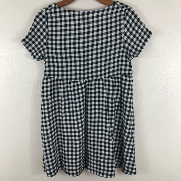 SOLD American Apparel Gingham Babydoll Dress - Picture 5 of 5